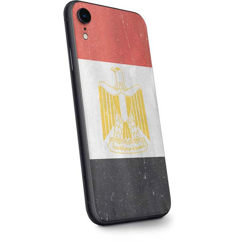 Egypt Flag Distressed iPhone XR Skin
